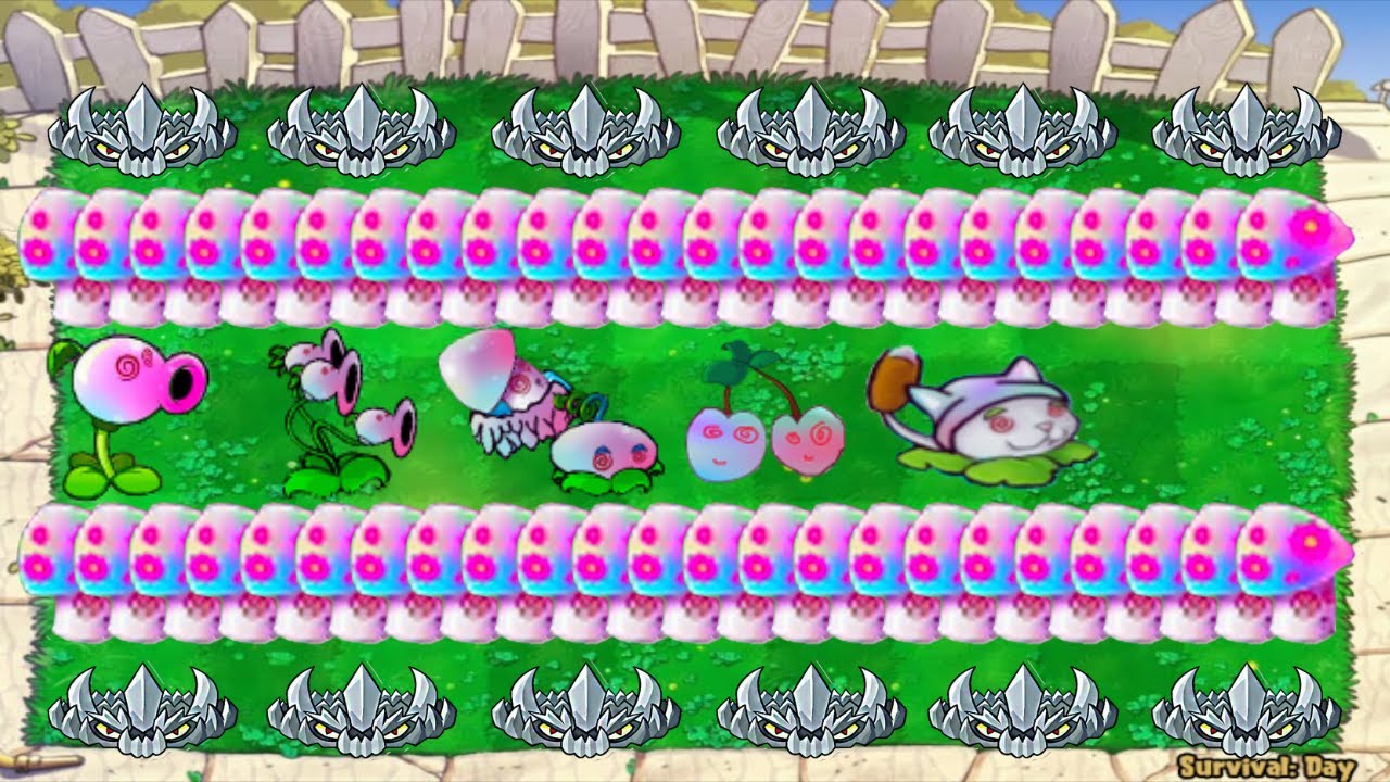 All Hypno Plants vs 999 Zombies vs Dr Zomboss - Plants vs Zombies Hack ...