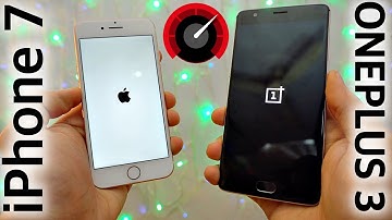 iPhone 7 vs One Plus 3 - Speed Test! (4K)