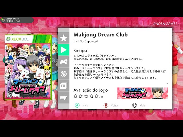 Mahjong Dream Club (Xbox 360) Full HD - 1080 