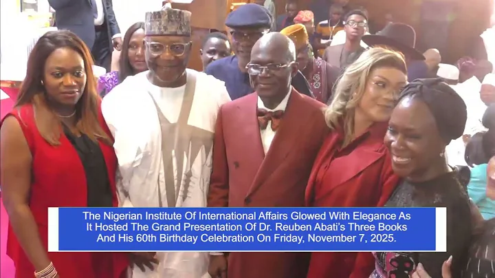 THE GRAND PRESENTATION OF THREE BOOKS BY DR  REUBEN ABATI ON HIS 60TH BIRTHDAY CELEBRATION