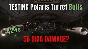 POLARIS MAIN GUN BUFF COMPARISON - Star Citizen RSI Polaris Size 6 Turret 4.1.1 PTU