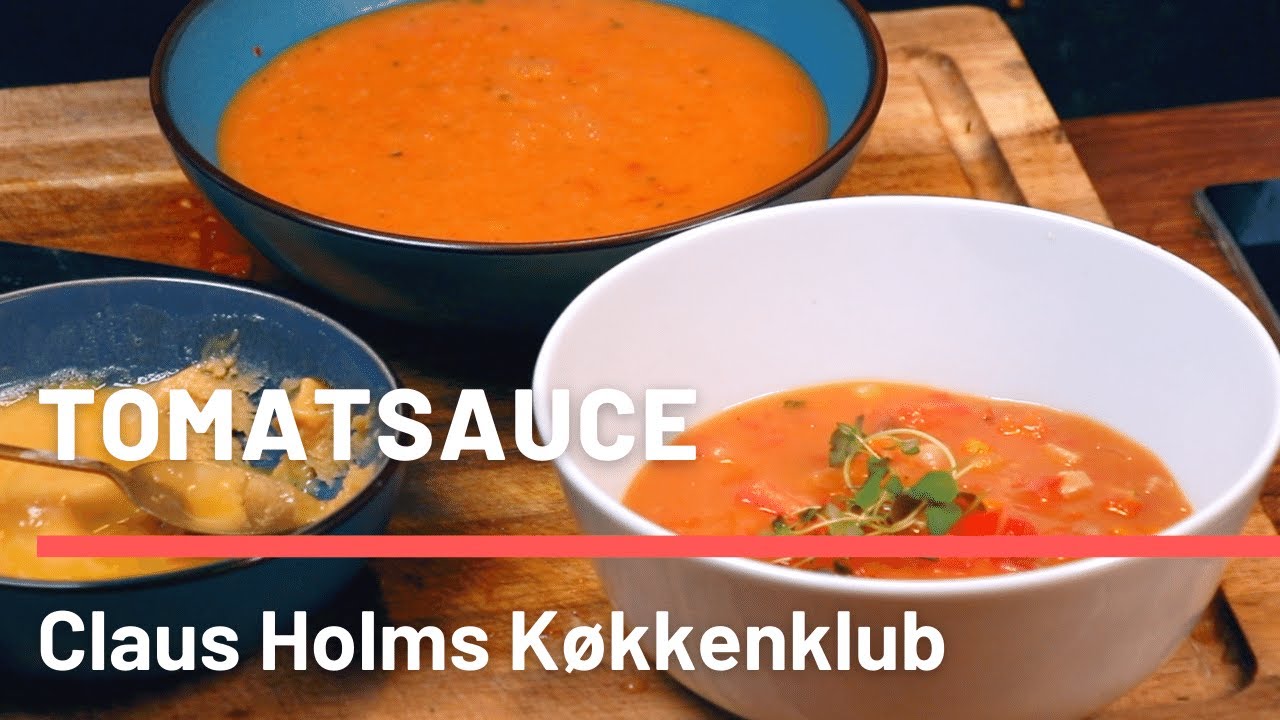 VERDENS BEDSTE TOMATSAUCE! Sauce tomate er en af de klassiske modersaucer. Holm viser dig hvordan!