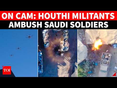 On Cam: Houthis Unleash Drone Blitz On Saudi Military; Riyadh 'Begs' Iran As Missiles Target Kingdom