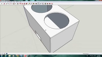 subwoofer box sur sketchup