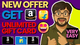 Amazon Pay Gift Card Offer 🔥 Flipkart Gift Card Offer | Amazon New Offer | Cashback Offer Today