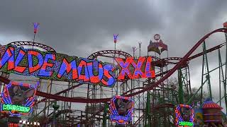Wild Mouse XXL roler coaster POV Winter wonderland 2024