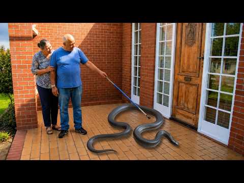 Black Snake Outside His Door
