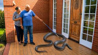 Black Snake Outside His Door
