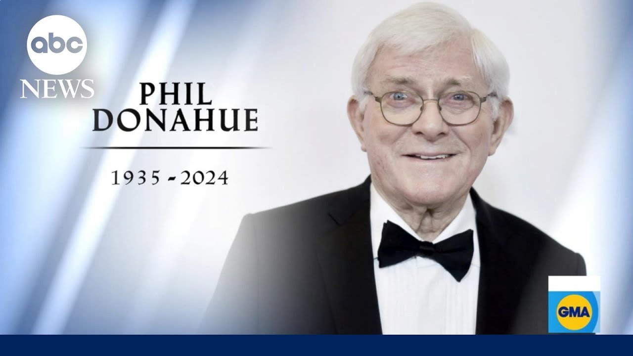TV legend Phil Donahue dies at 88 - YouTube