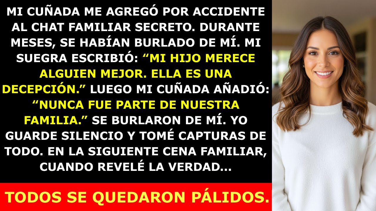 Mis Suegros Se Burlaban de Mí en un Chat Familiar Secreto — Pero No Vieron lo que Venía...