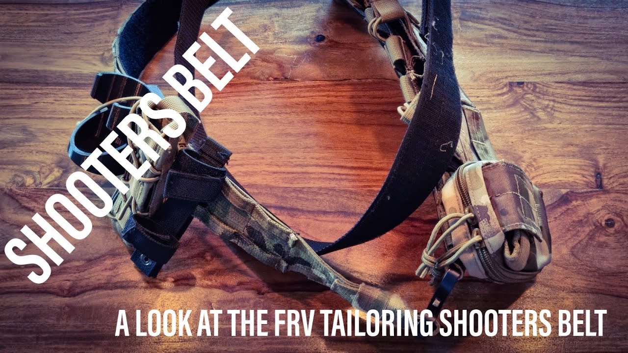 A look at the FRV Tailoring shooters belt for Airsoft.