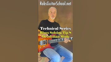 Blues Soloing Tip 8 - Mixolydian Mode. #guitar, #tutorial, #bluesguitar