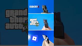 Revolver Gta 5 Vs Far Cry 3 Vs Roblox