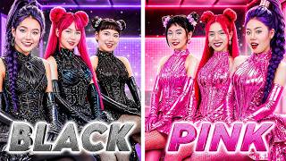 Black Huntrix Vs Pink Huntrix At Kpop Demon Hunters School