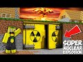 Can i hide from a powerful nuclear explosion inside this bunker in minecraft  secret base 