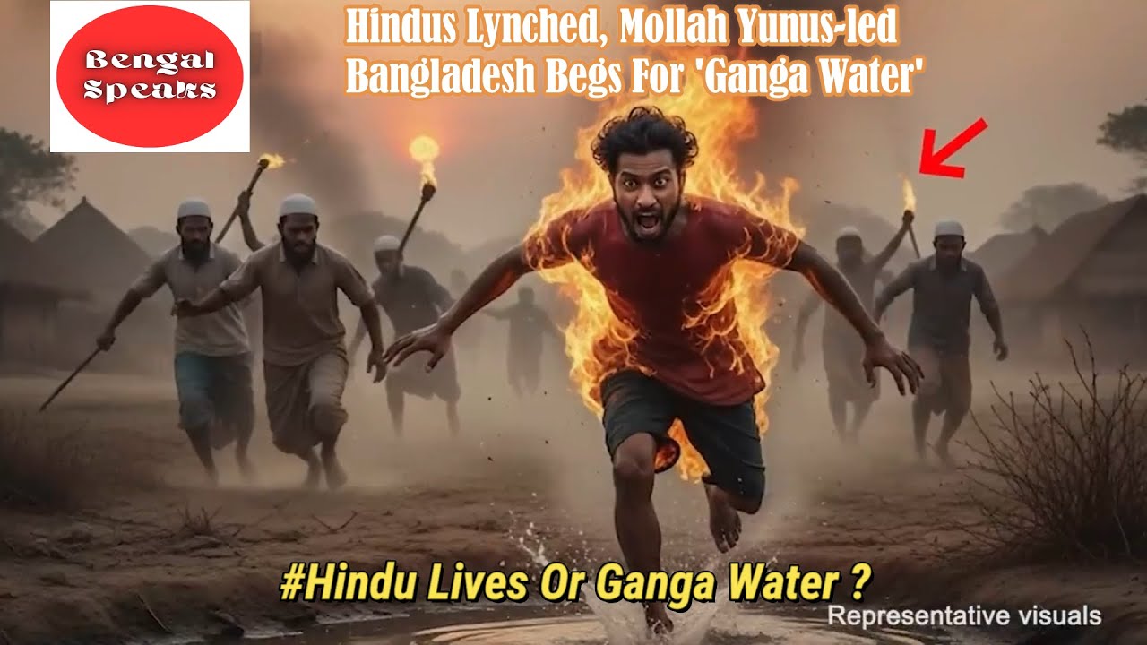 Hindus Lynched, Mollah Yunus-led B'desh Beg For Ganga Water |Hindu Lives Or Ganga Water ! 