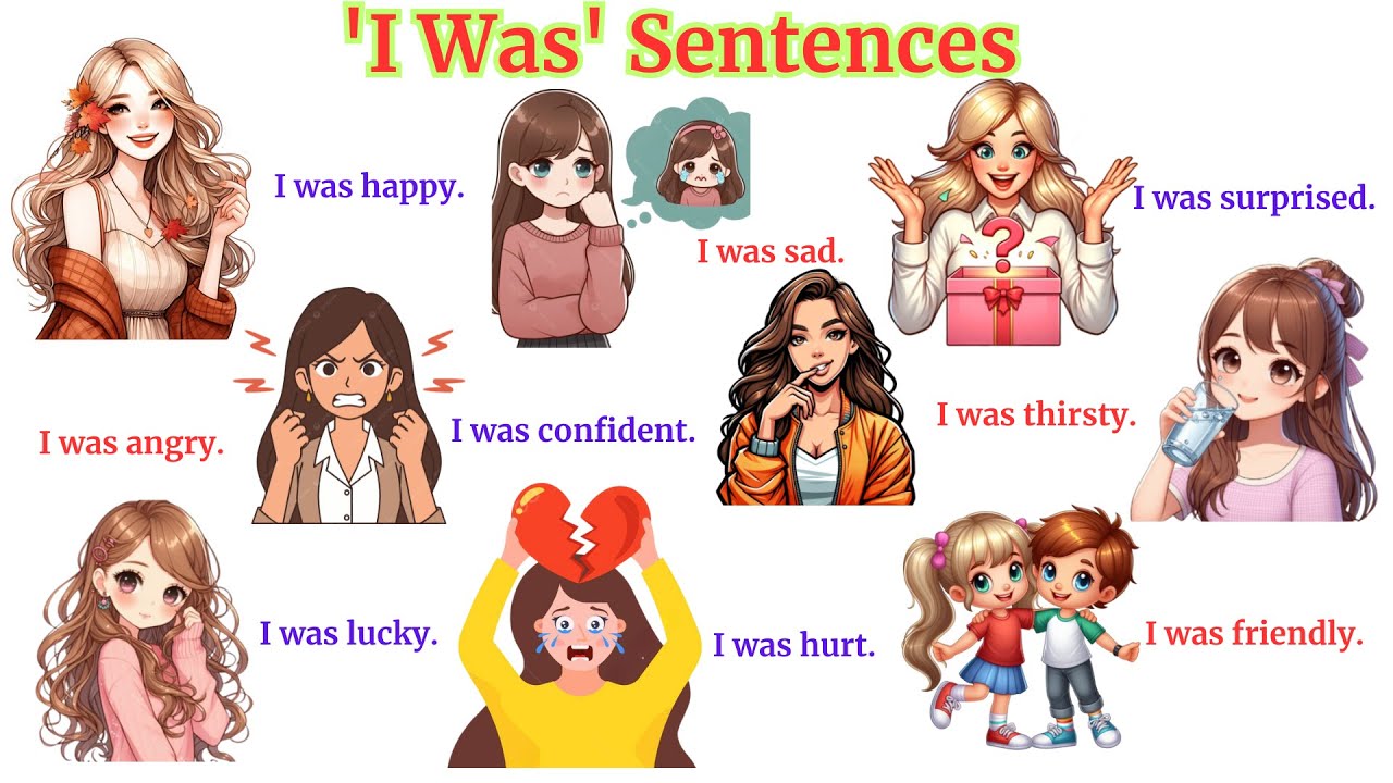 I Was' Sentences to Boost English | Easy English Learning for Beginners ...