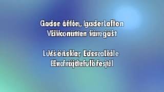 Goder Afton & Lusse Lelle (karaoke - lyrics)