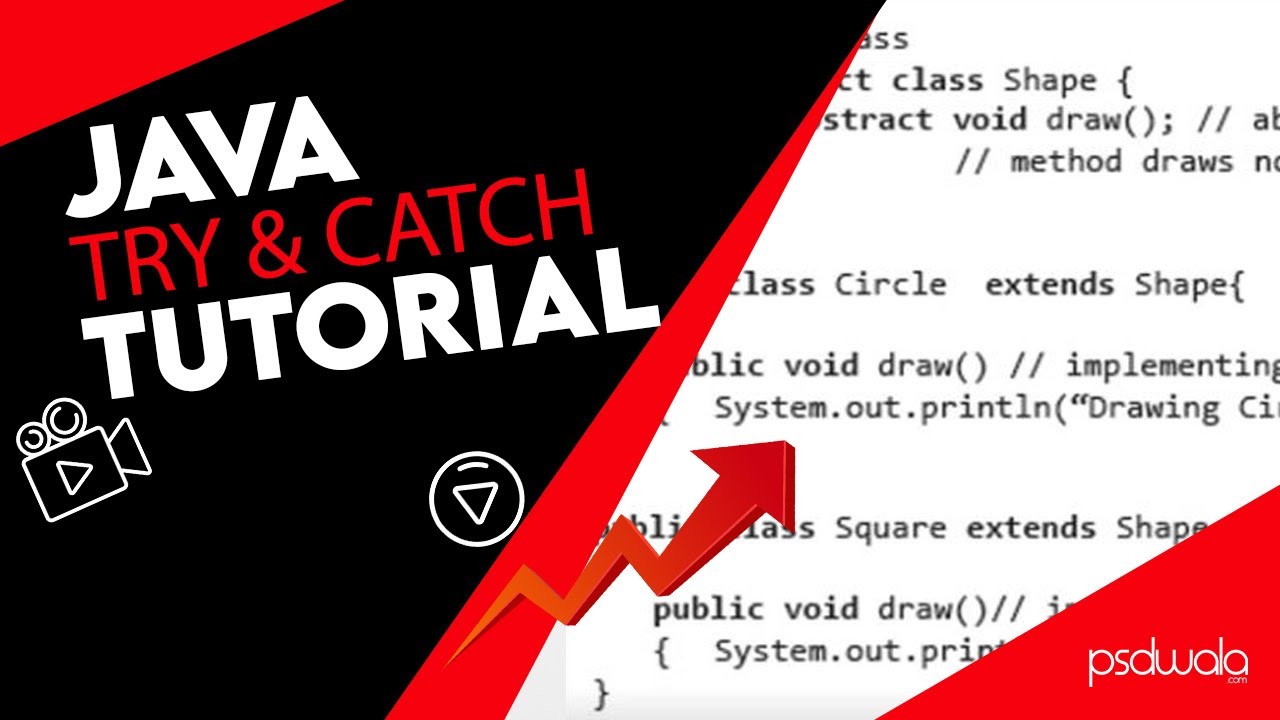 Try and Catch JAVA tutorial - YouTube
