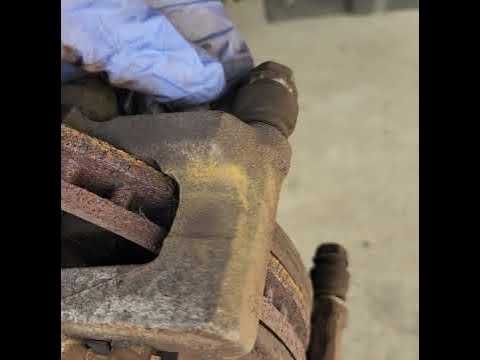 Stuck Caliper Slider Pin - YouTube
