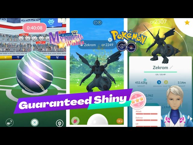 Pokémon Go Zekrom Raid #shinyhunting #zekrompokemon #zekromshiny #zekr