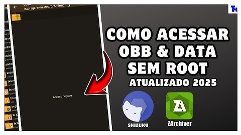 Como ACESSAR a pasta OBB e DATA no ANDROID! DESBLOQUEAR DATA em QUALQUER ANDROID SEM ROOT! Shizuku