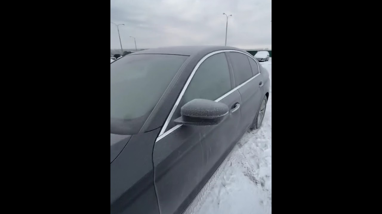 Запуск в -30 дизельной BMW 520d  g30 / bmw launch in winter at -30