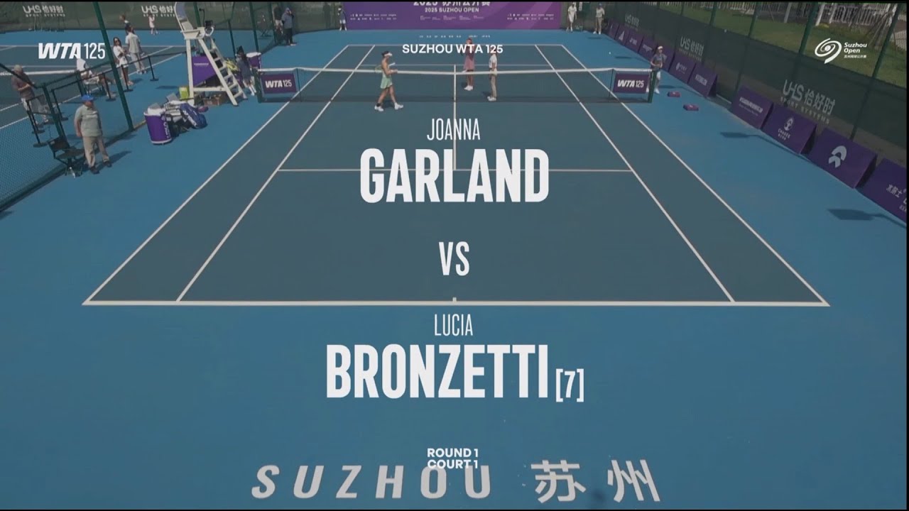 (LL) Joanna Garland (TPE) vs (7) Lucia Bronzetti (ITA) - Game, Set and Match Point