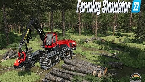 Logging FS22🌲Komatsu 951🌲Tangled forest roads....🌲New Map