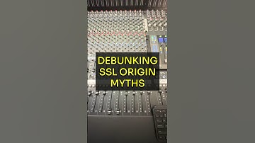 Debunking SSL Origin Myths. #ssl #solidstatelogic #audiomixing musicproduction #mixingengineer