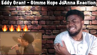 African First Time Reacting To Eddy Grant - Gimme Hope Joanna (At Nelson Mandela Concert)