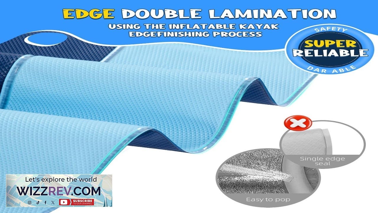 Non Slip Splash Pad for Kids and Dog 80" Extra Large Baby Play