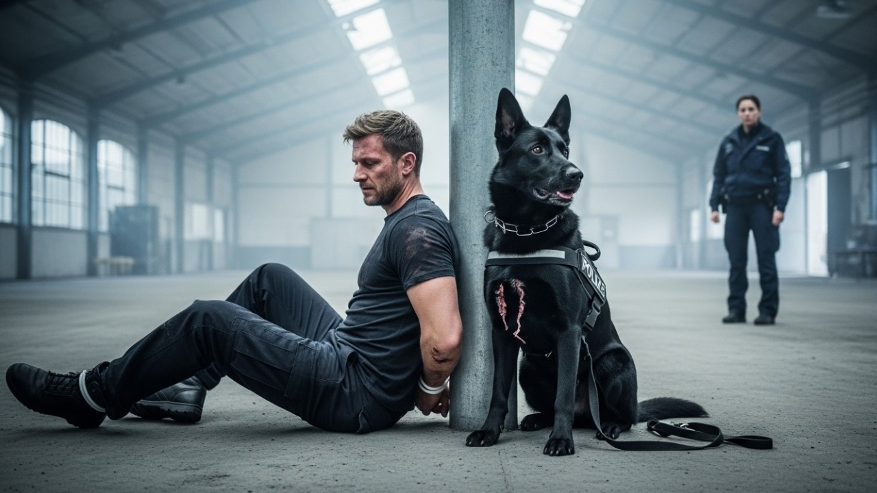 Sie Fesselten Den Polizeihund Und Ließen Ihn Zurück – Doch Sie Hatten Etwas Übersehen