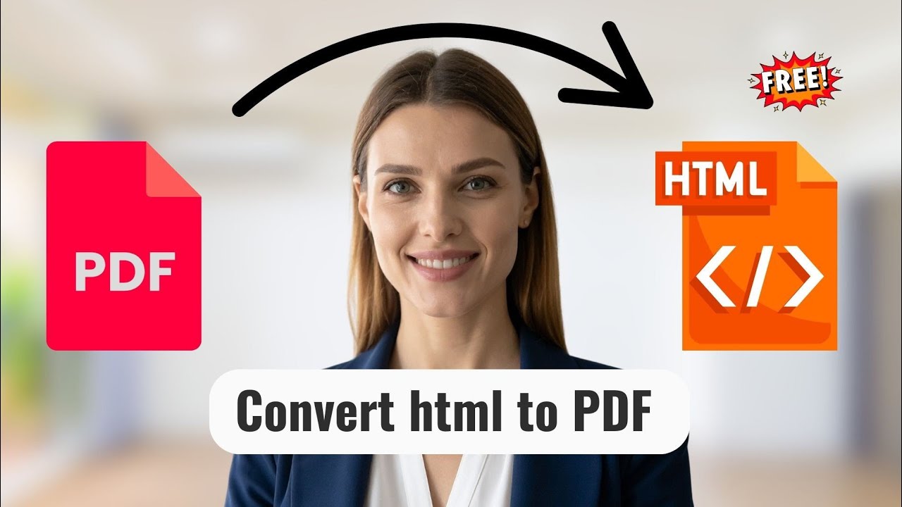 How to Convert PDF to HTML Free ⚡ Fast & Easy Method! - YouTube