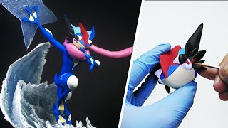 Sculpting ASH GRENINJA | POKEMON Clay Art