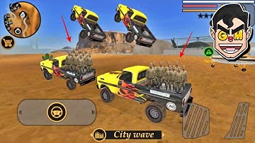 PICK-UP TRUCK ARMY| Vegas Crime Simulator - Commentary Gameplay (Android/iOS)