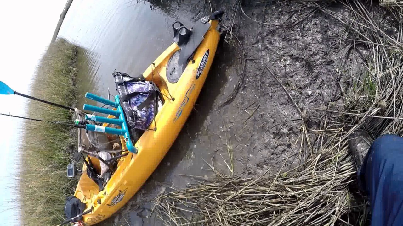 Do Not Step on the Mud. Kayak fishin with Jeff at Leeville, Louisiana