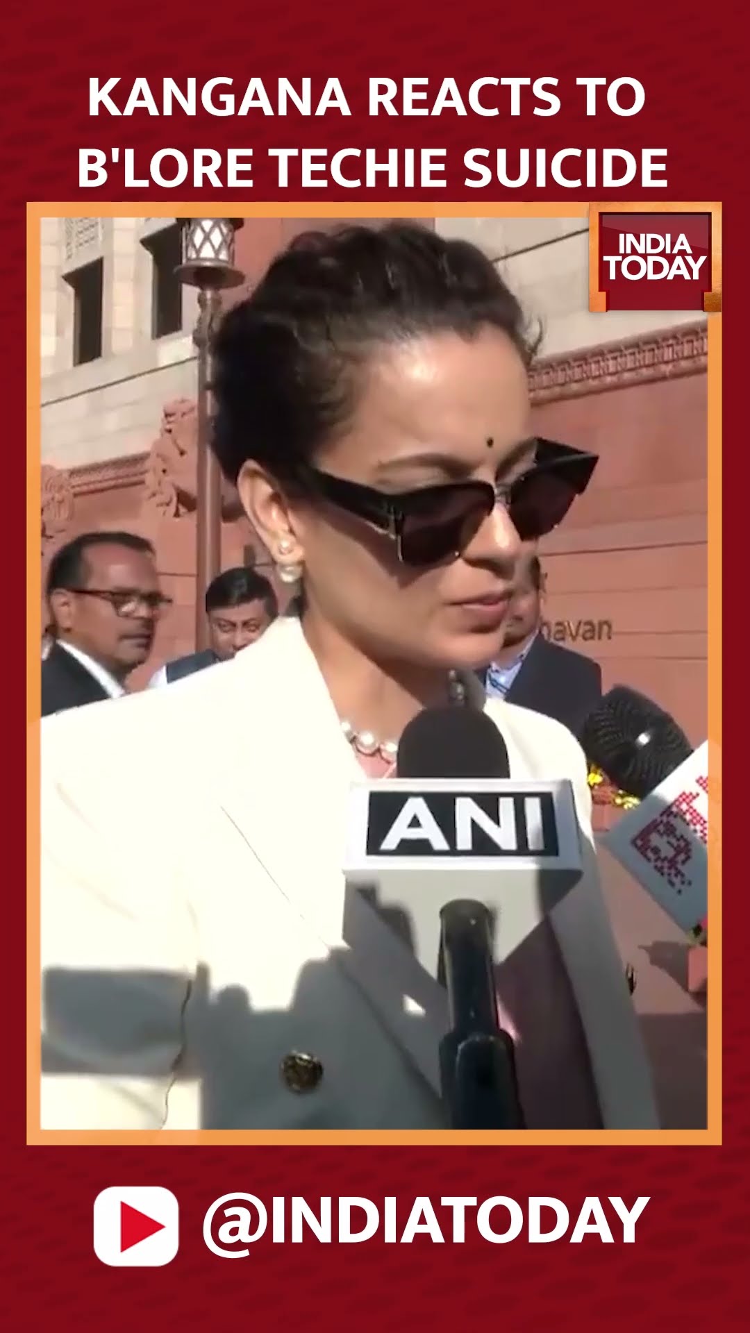 BJP MP Kangana Ranaut Reacts On Bengaluru Techie's Suicide Incident #shorts  #kanganaranaut