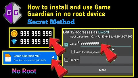 How to install and use virtual Game Guardian | No Root 