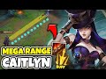 Caitlyn but I have the longest Auto Attack range possible (Season 12 Lethal Tempo)