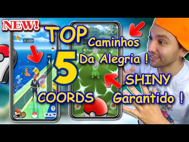 TENTANDO PEGAR TODOS OS SHINIES DO CAMINHO DA ALEGRIA (MEGA DESAFIO) -  POKÉMON GO FAKE GPS 