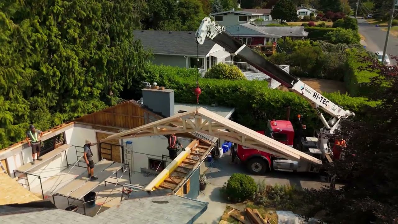 "Framing phase" Instagram reel for a client's Renovation Before & After showcase package