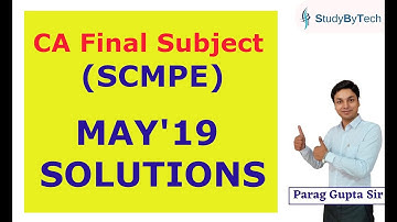 Parag Gupta | CA Course | May