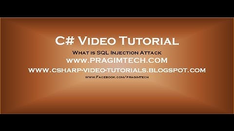 What is SQL Injection Attack