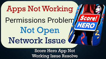 How To Fix Score Hero App not working | Not Open | Space Issue | Network & Permissions Issue