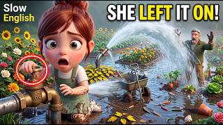 Anna s Big Mistake George s garden was completely destroyed Slow English Level A2