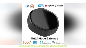 Tuya Multi-Mode Gateway Hub ZigBee Smart Home Wireless Bridge Bluetooth Mesh WiFi IR Remote Control