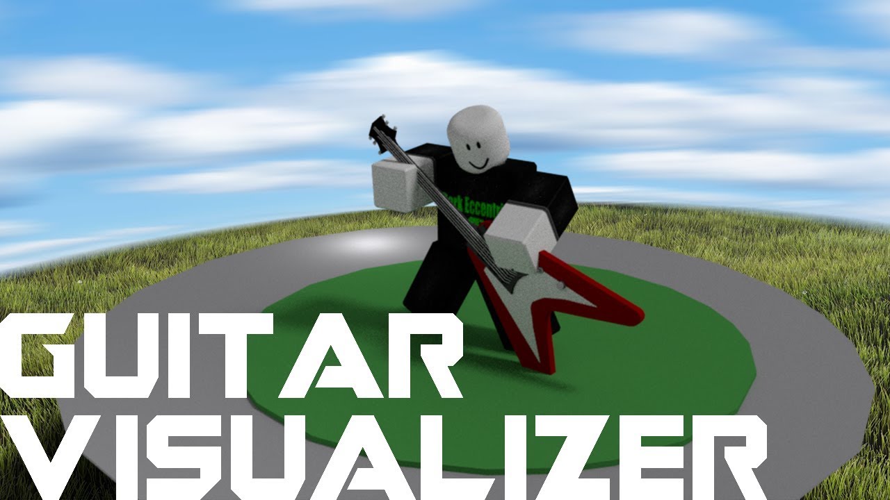 Roblox Script Showcase Episode 1035 Guitar Visualizer Youtube - roblox audio visualizer script pastebin