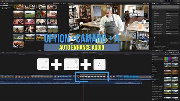 FINAL CUT PRO X Keyboard Shortcuts I FCP X I AUTO AUDIO ENHANCE