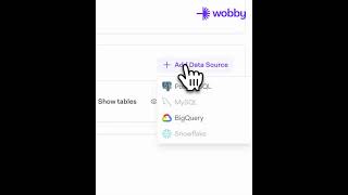 Wobby now connects to Google BigQuery